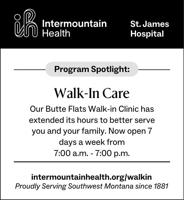St. James Hospital/ Intermountain Health - Ad from 2026-06-02