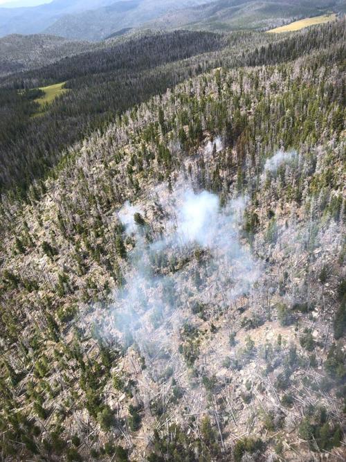 McClusky Fire near Delmoe Lake