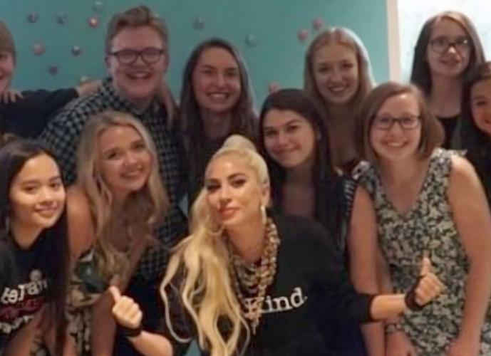 Teens meet Lady Gaga, talk about mental health challenges