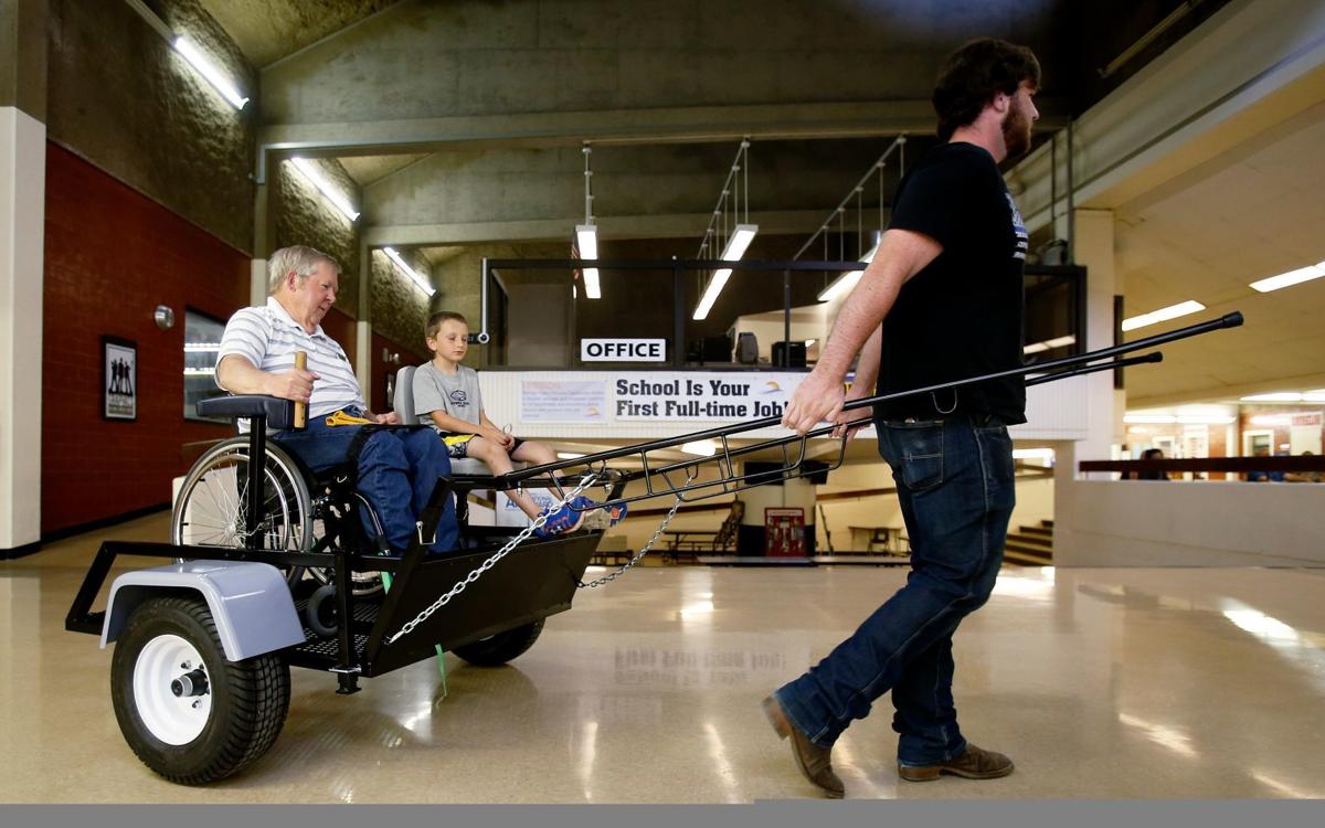 Billings students build wheelchairaccessible buggy for veterans at