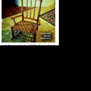 Rocking chair more interesting than usual