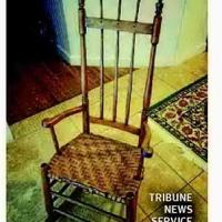 Rocking chair more interesting than usual