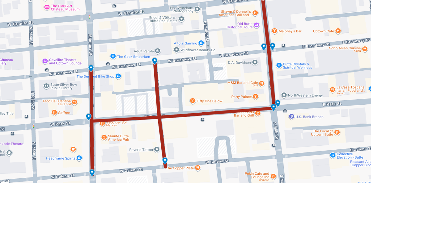Temporary uptown street closures announced