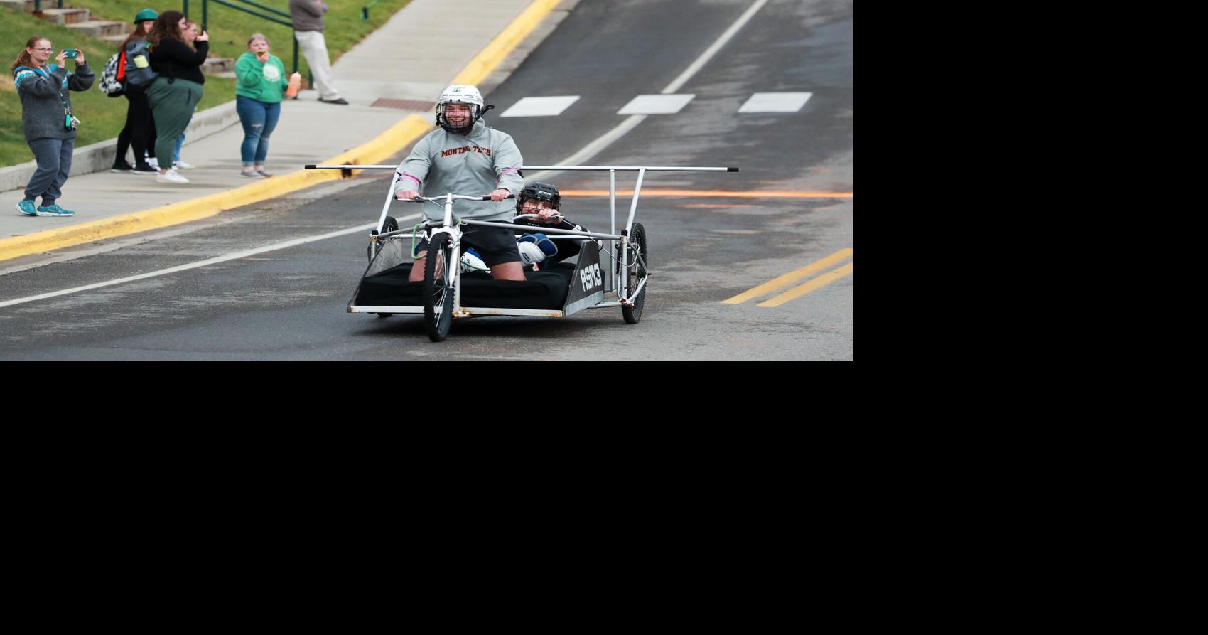 Bed racing at Montana Tech