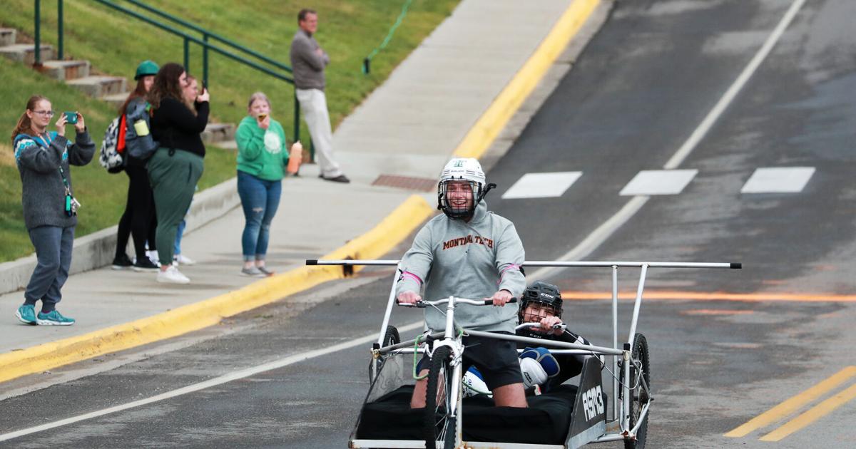 Bed Racing Bed racing at Montana Tech