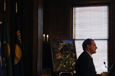 Gov. Steve Bullock gives an update on the state's response to the Covid-19 pandemic