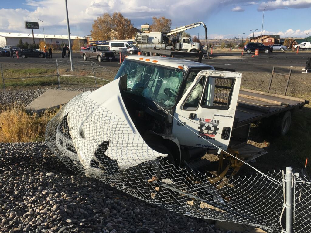 Truck hits, kills highway worker on I90 South Billings exit State