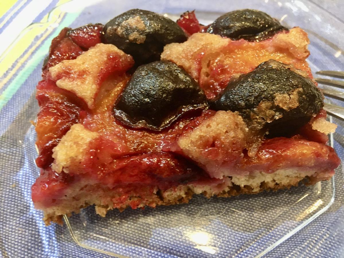Plum Kuchen in the oven Food & Cooking