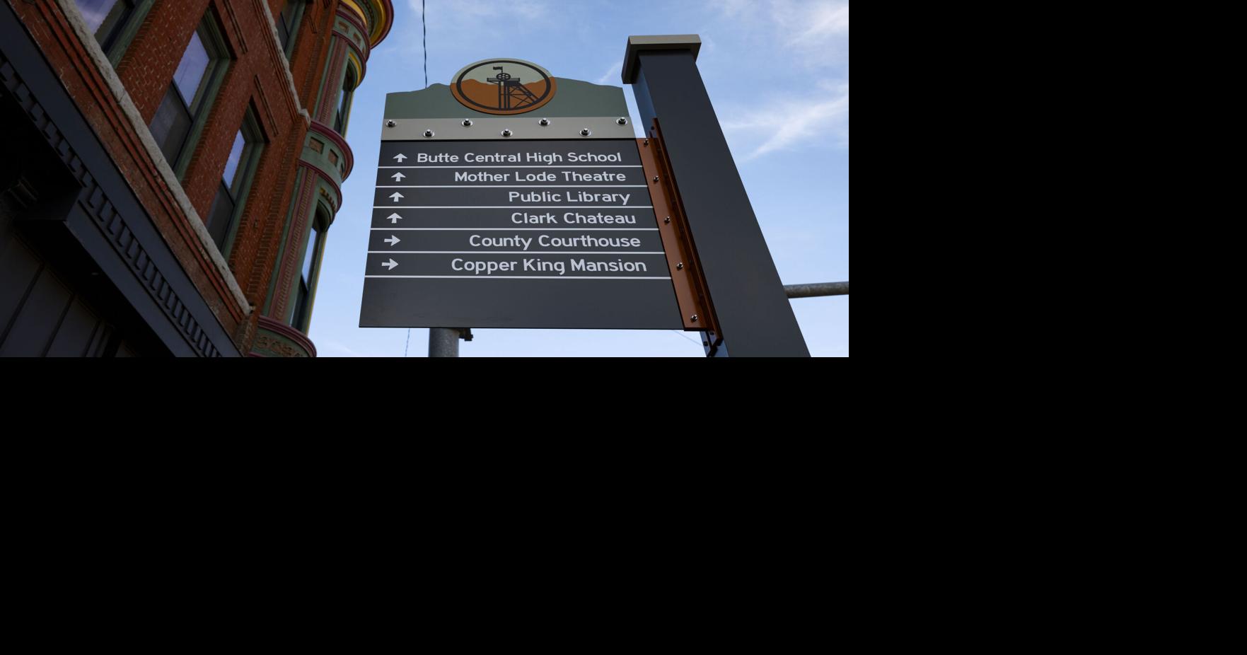 Wayfinding signs helping people navigate now part of Uptown Butte’s landscape