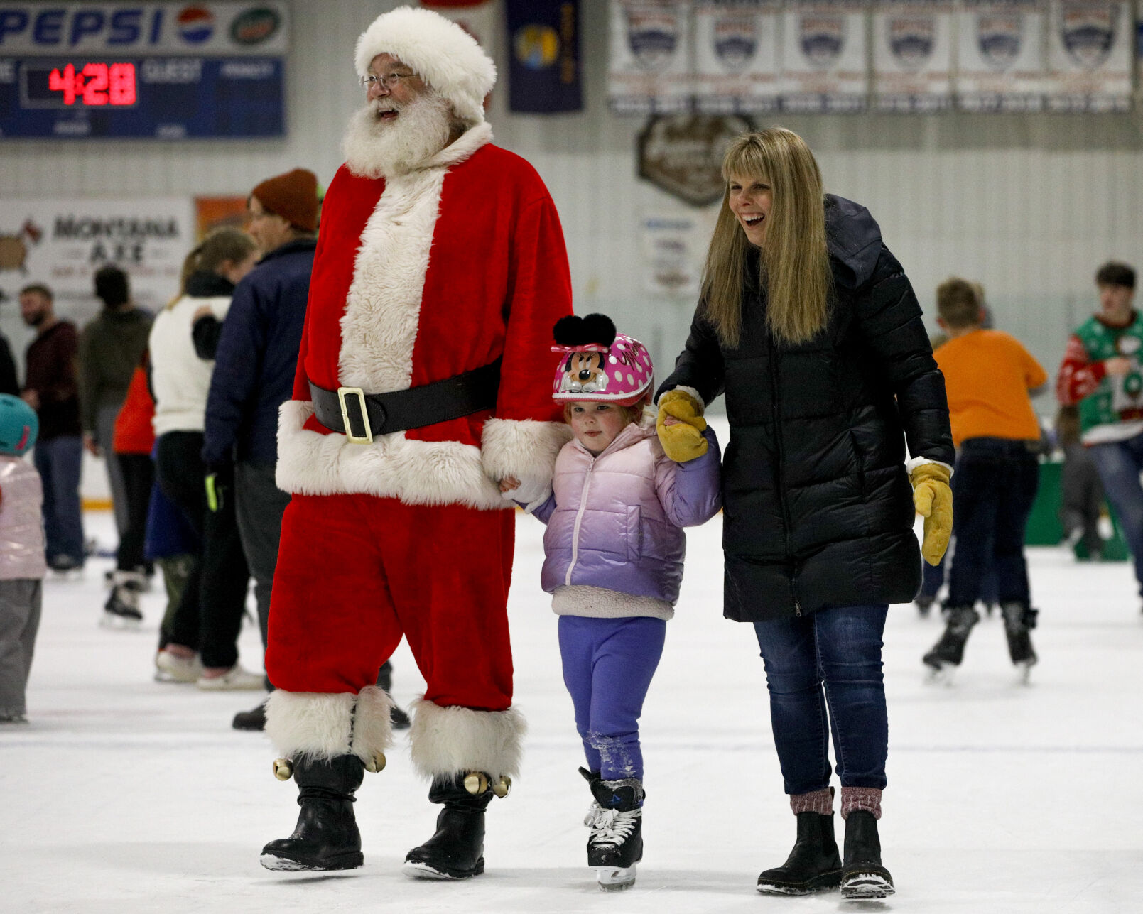 Photos Skate with Santa at the Butte Community Ice Center