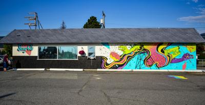 A bright future: New Butte sewing shop sports retro vibe and vibrant outdoor mural