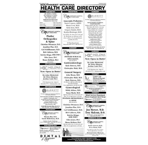 Health Care Directory Page 2