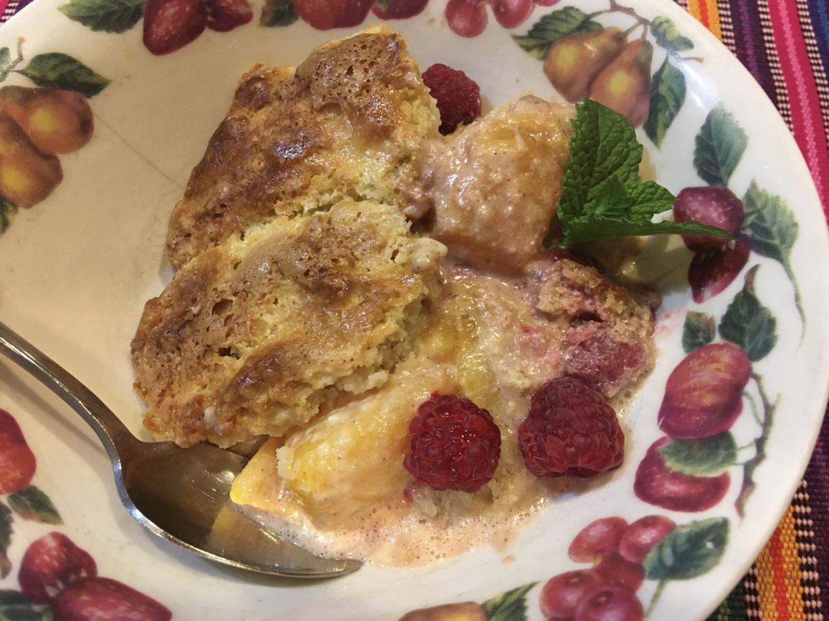 Peach cobbler