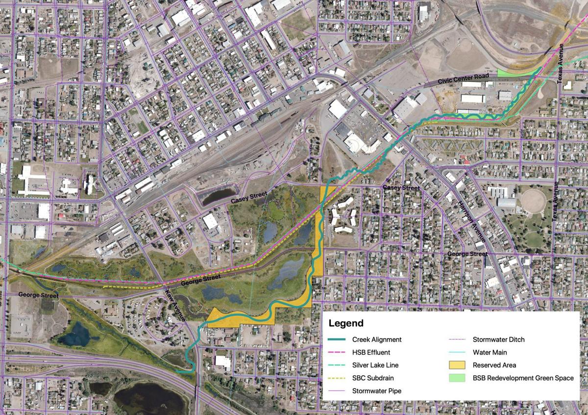 Proposed restored Upper Silver Bow Creek alignment
