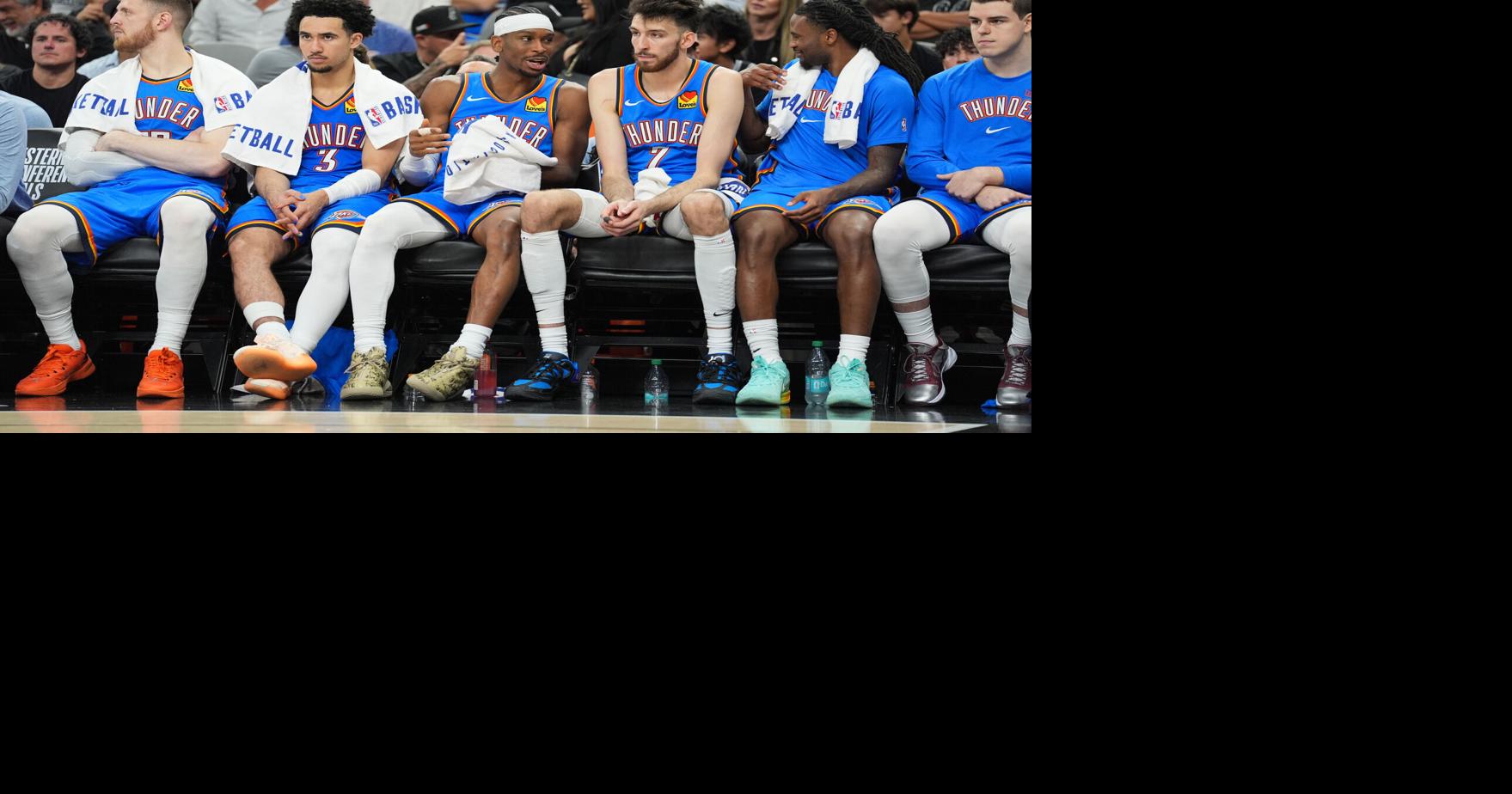 Gilgeous‑Alexander and Holmgren Trade Words on Bench During WCF Game 4