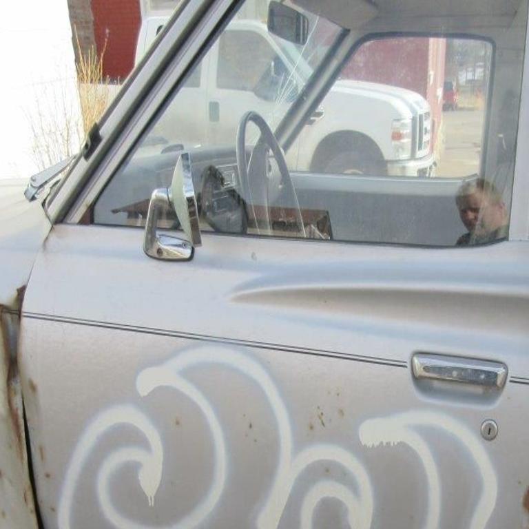 Police Blotter Pickup Truck Garage Spray Painted Butte Teen