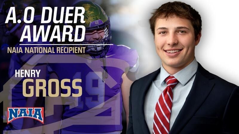 Henry Gross Named NAIA A.O. Duer Scholarship Award Winner