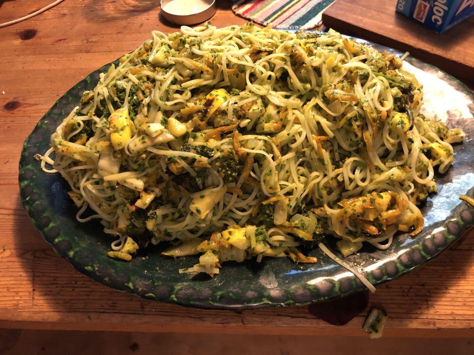 Call It Chimichurri Pad Thai Or Parsley Noodles It S Good Either