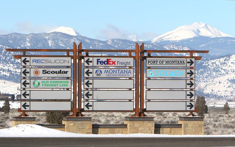 Sign Montana Connections Business Development Park