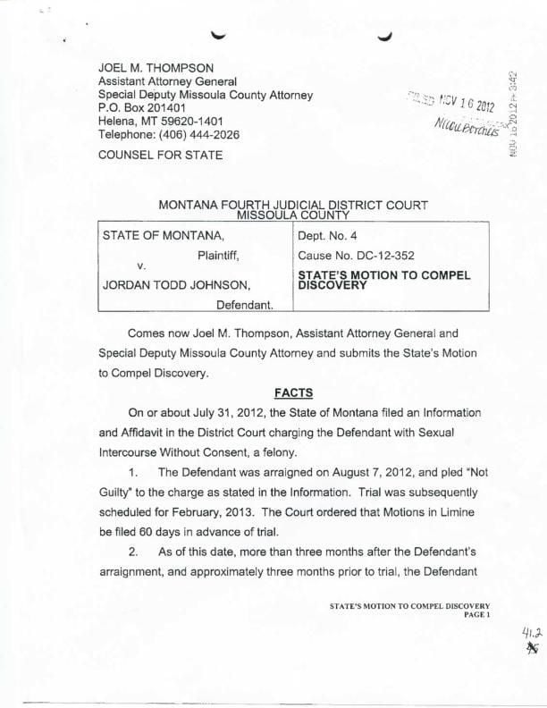 motion to compel discovery texas