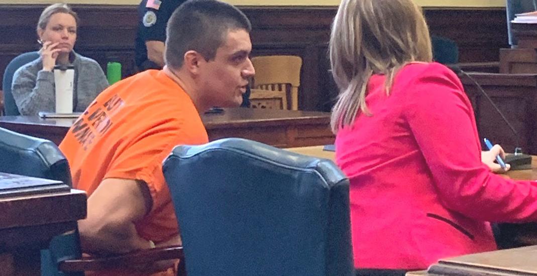 Levi Anderson in court