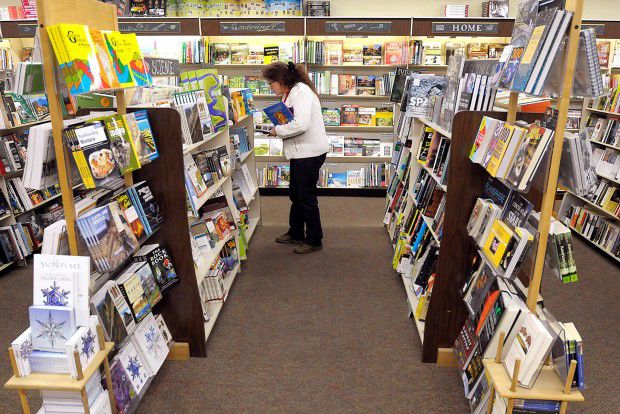 Vikki Hartman browses the racks
