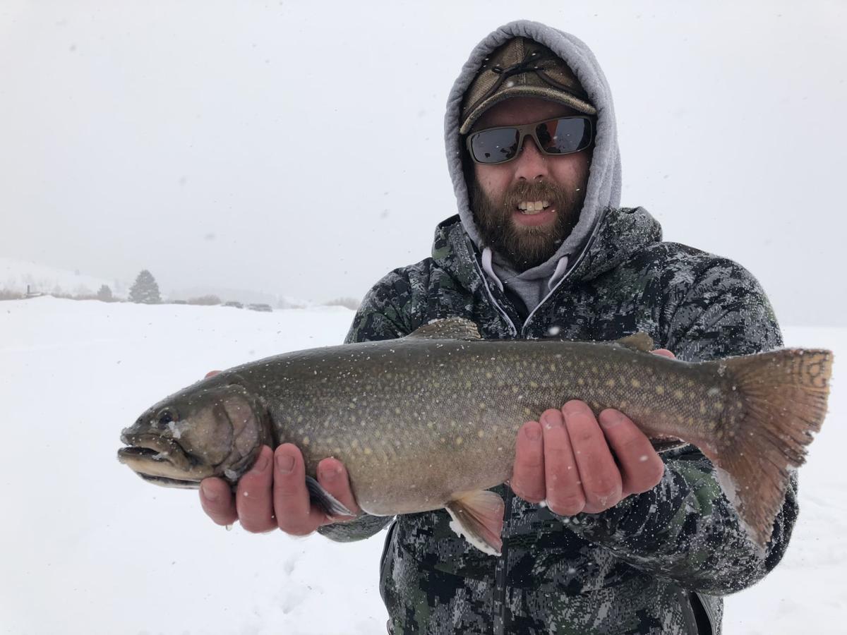 Early Ice-Fishing Action at Georgetown Lake