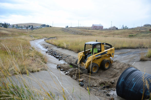 Digging out Missoula Gulch drainage