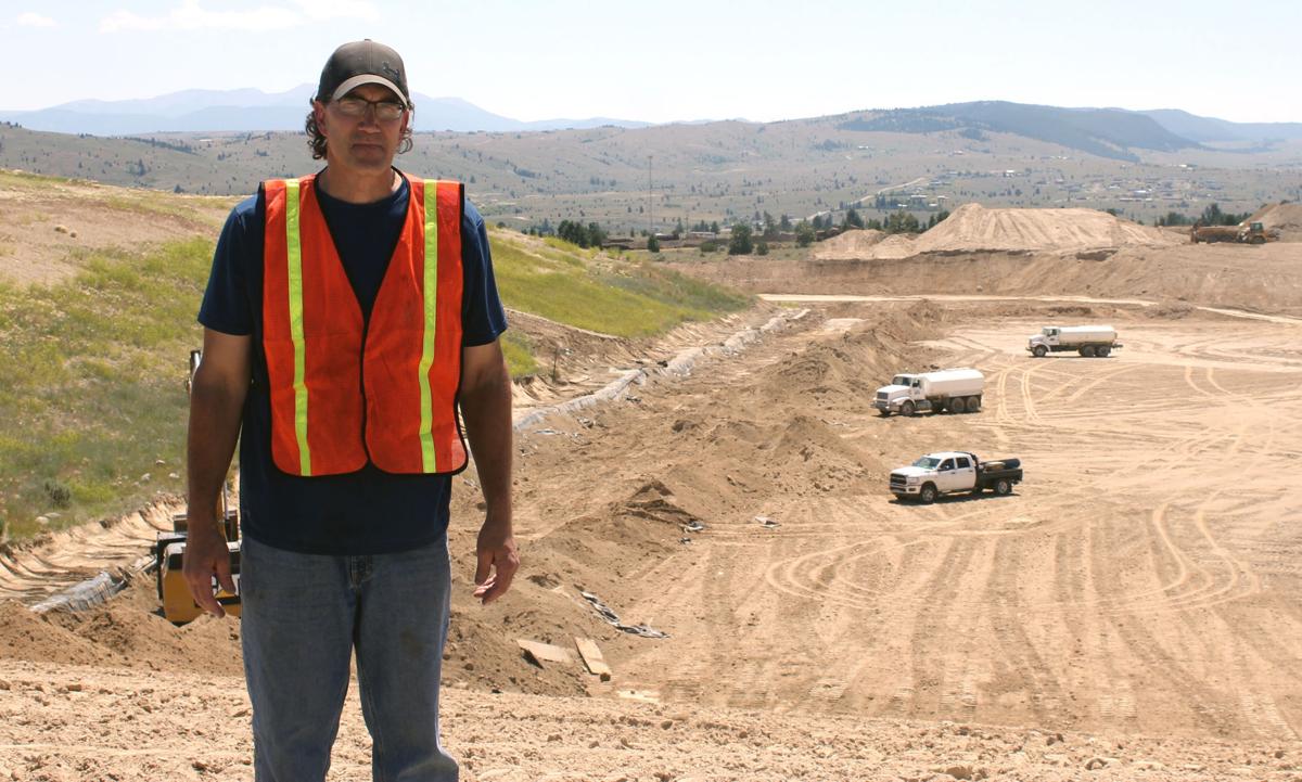 Glen Rafish at landfill