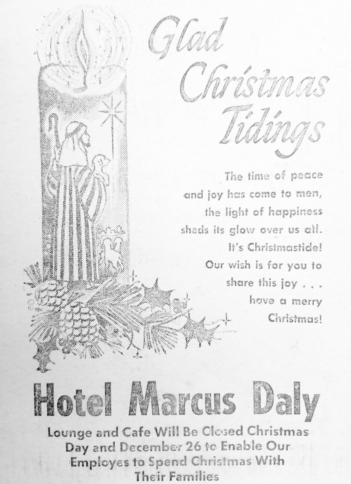 Christmas newspaper ads offer slice of life in days gone by Lifestyles