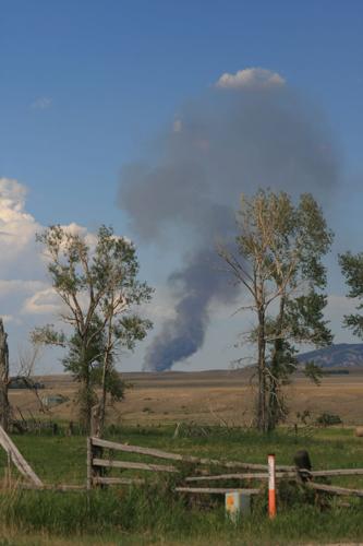 tobacco roots fire Tobacco Root Mountains wildfire grows to 52 acres; see video