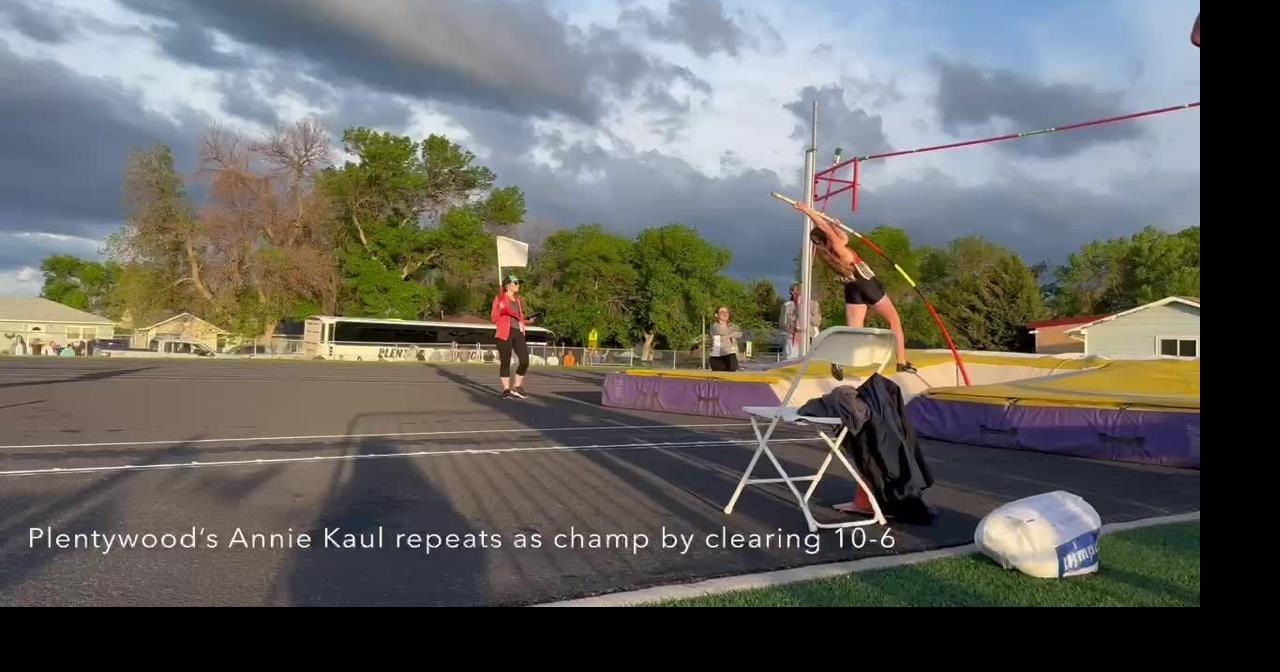 Plentywood’s Annie Kaul breaks Class C girls pole vault record at 2023 state meet