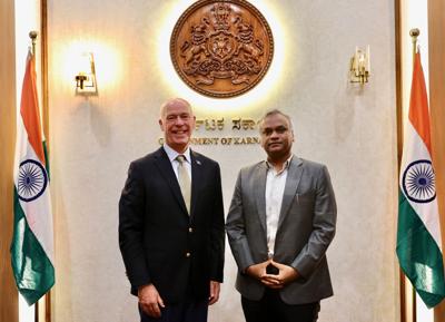 Governor Gianforte, Minister of Information Technology Discuss Partnerships in Bengaluru