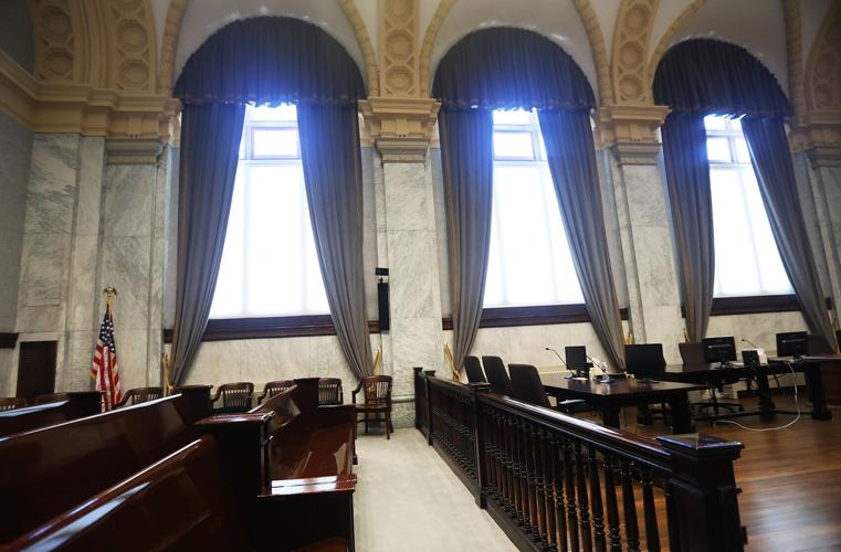 U.S. District Courtroom in the Mike Mansfield Federal Building in Butte