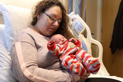 Feature photo: Baby born New Year's Day