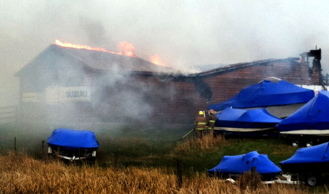 Blaze destroys most of S&S Sports near Ronan Local