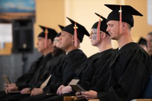Montana State Prison graduates celebrate second chance during Helena College graduation