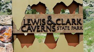 Lewis and Clark Caverns State Park sign (copy) (copy)