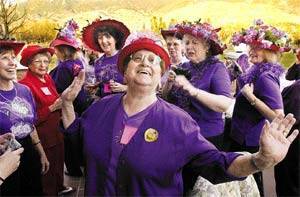 Red Hat Society offers women friendship, frivolity 