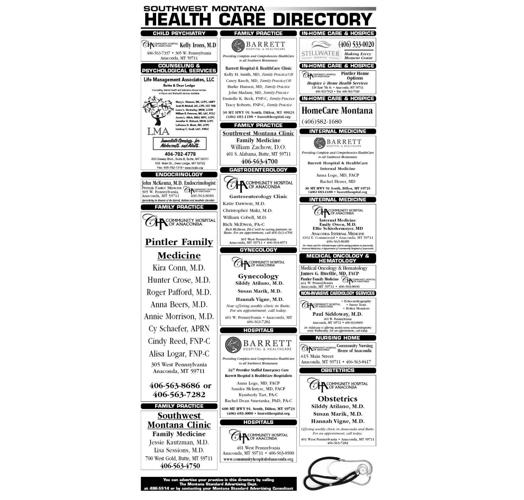 Health Care Directory Page 1