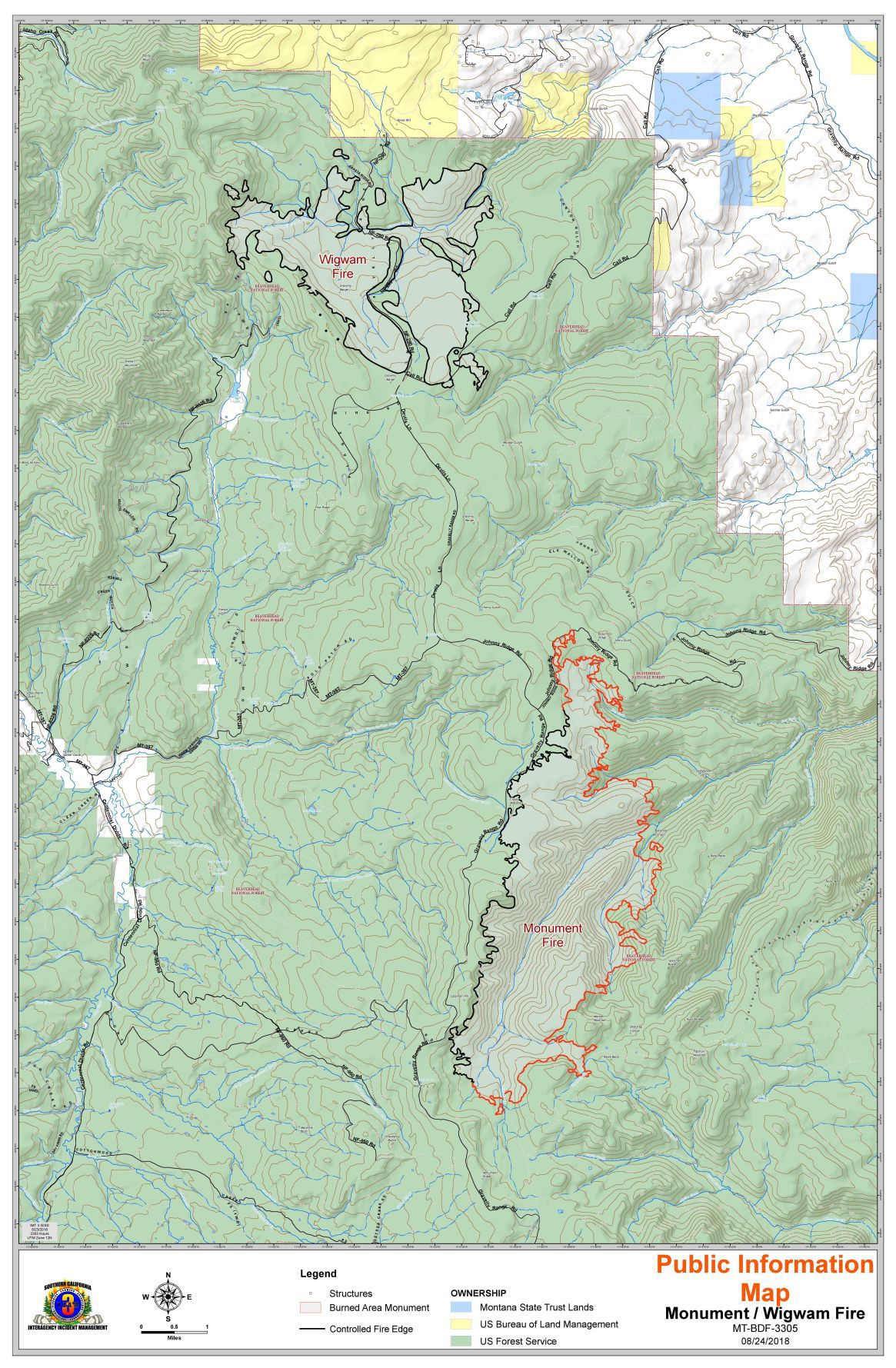 Wildfire update: Monument, Wigwam, Goldstone and Beaver Creek fires ...