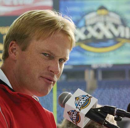 Reunited, and it feels so awkward for Gruden, Raiders