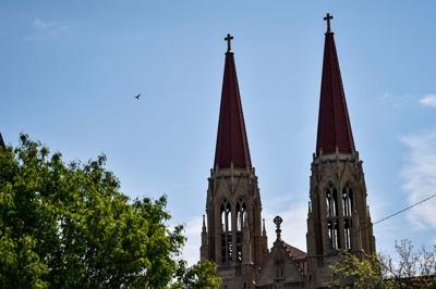 The Cathedral of St. Helena steeples