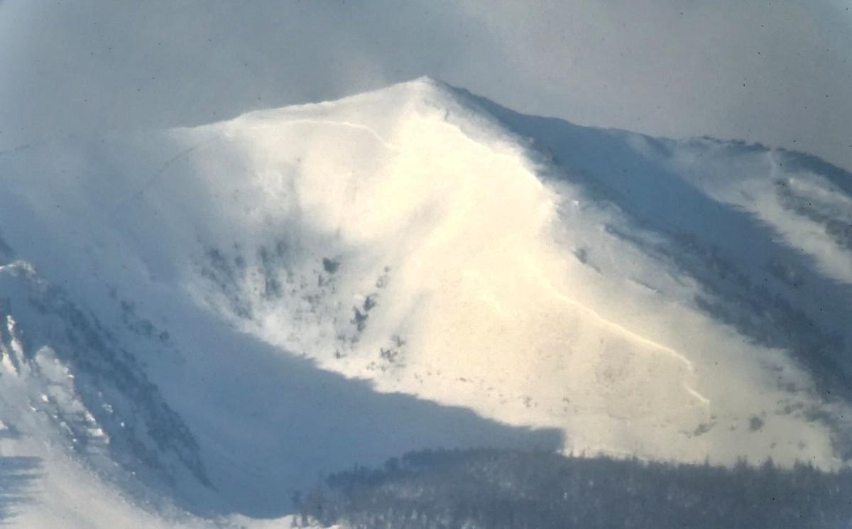 Avalanche in Beaverhead Mountains