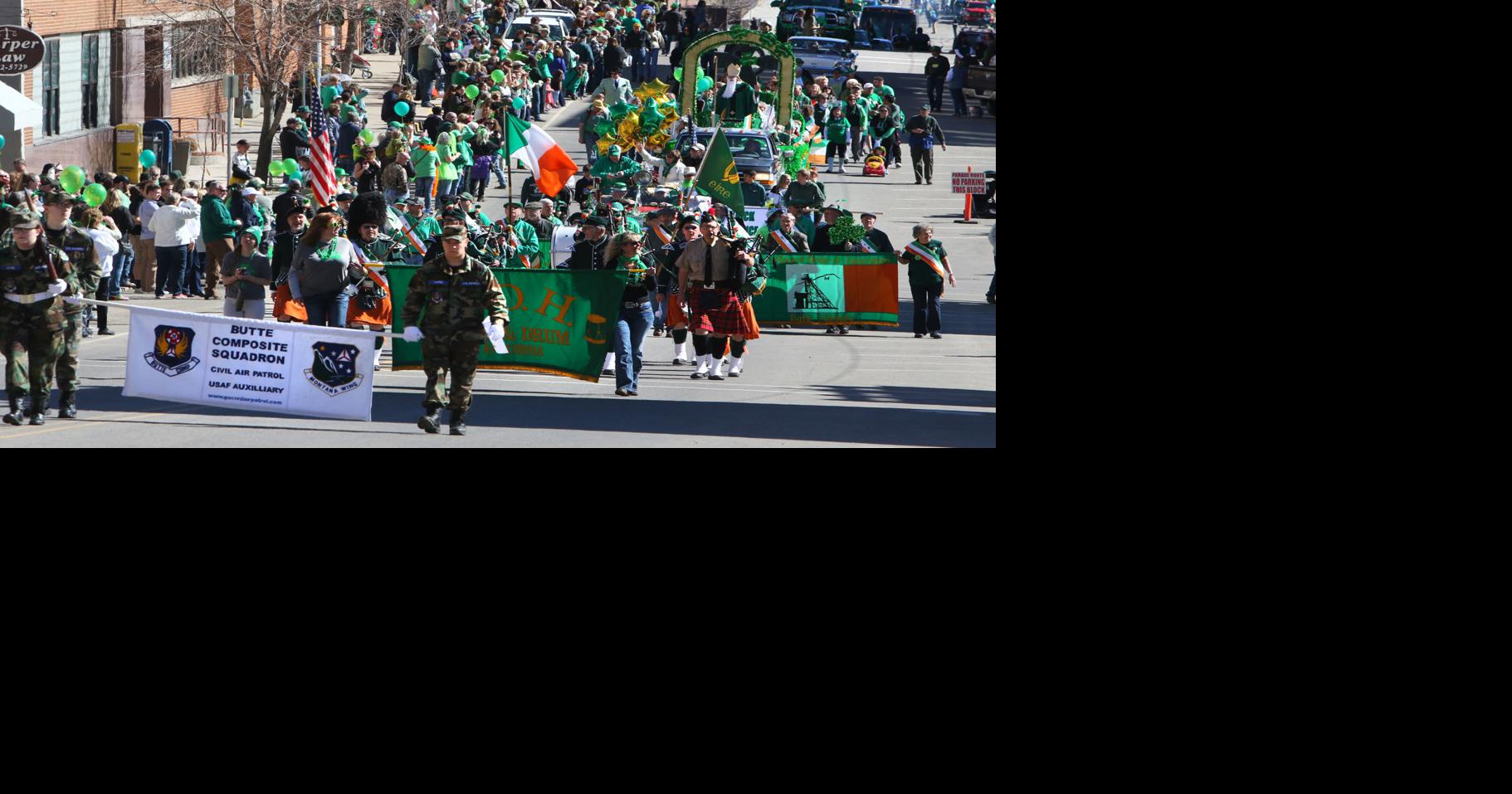 St. Patrick's Day parade in Butte, America (video)