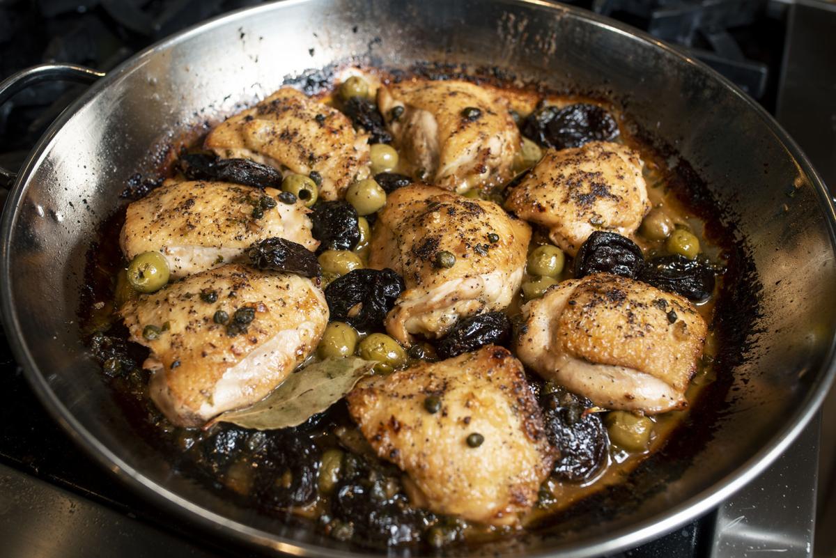 Chicken Marbella made easy