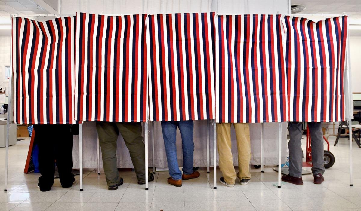 Voting booth.