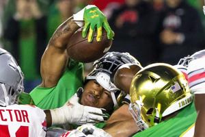 Frustrated Fighting Irish lament miscues in loss against Buckeyes