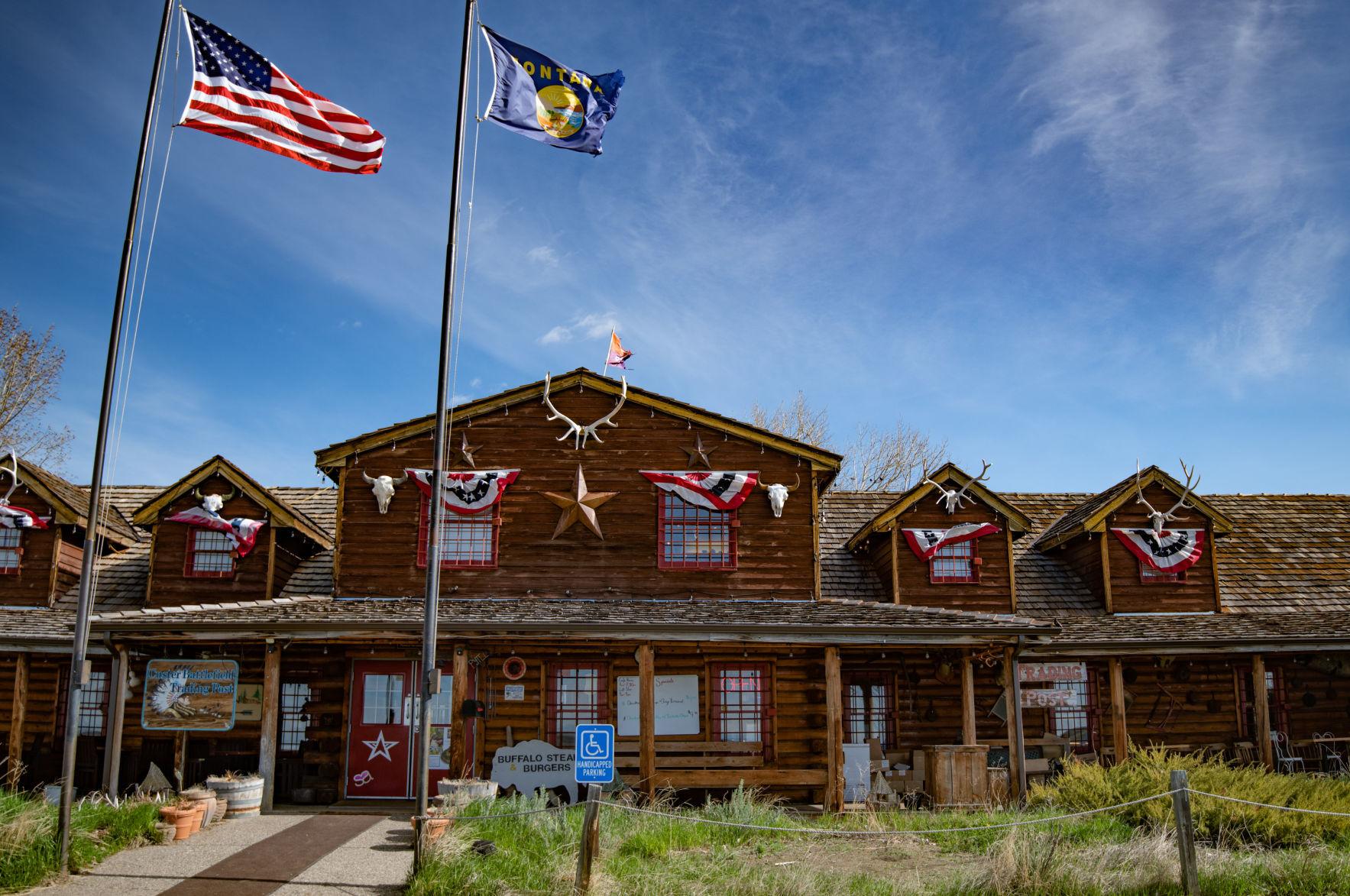 Renowned Indian tacos at Custer Battlefield Trading Post