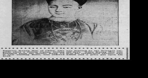 Mining City History: Kang Yu Wei visits Butte - Vimarsana News